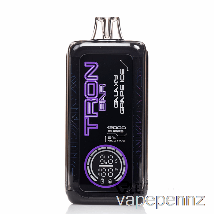TRON BAR 12K Disposable Galaxy Grape Ice VAPE NZ